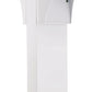 RAB BLED2X5-18YW 5W LED Square Bollard, Two BLEDs, 3000K Color Temperature (Warm), 87 CRI, 18" Mounting Height, White Finish