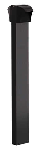 RAB BLED2X5-42/PC 5W LED Square Bollard, Two BLEDs, 5000K Color Temperature (Cool), 68 CRI, 42" Mounting Height, Bronze Finish