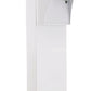 RAB BLED5-18YW 5W LED Square Bollard, One BLED, 3000K Color Temperature (Warm), 87 CRI, 18" Mounting Height, White Finish