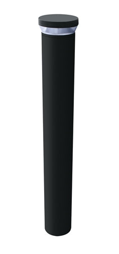 RAB BLEDR24/EC LED Round Bollard 32W, 5100K Color Temperature (Cool), 69 CRI, 120-277V, with Battery Backup with Cold Start, Bronze Finish