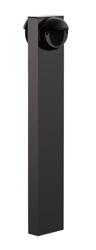 RAB BLEDR2X5-36 5W LED Round Bollard, Two BLEDs, 5000K Color Temperature (Cool), 68 CRI, 36" Mounting Height, Bronze Finish