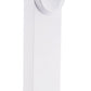 RAB BLEDR5-18W 5W LED Round Bollard, 5000K Color Temperature (Cool), 68 CRI, 18" Mounting Height, White Finish 