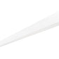 RAB BOA10S-50D10-40N-W 50W LED 10 ft Surface Mount Linear Slot Light, No Photocell, 4000K (Neutral), 3895 Lumens, 84 CRI, 120-277V, 40 Degree Reflector, Dimmable, Not DLC Listed, White Finish