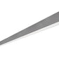 RAB BOA12P-120D10-40YN-S 120W LED 12 ft Suspended Pendant Linear Slot Light, No Photocell, 3500K, 8231 Lumens, 82 CRI, 120-277V, 40 Degree Reflector, Dimmable, Not DLC Listed, Silver Finish
