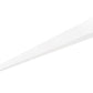 RAB BOA12P-60D10-40N-W 60W LED 12 ft Suspended Pendant Linear Slot Light, No Photocell, 4000K (Neutral), 4677 Lumens, 84 CRI, 120-277V, 40 Degree Reflector, Dimmable, Not DLC Listed, White Finish