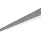 RAB BOA12S-60D10-40N-S 60W LED 12 ft Surface Mount Linear Slot Light, No Photocell, 4000K (Neutral), 4677 Lumens, 84 CRI, 120-277V, 40 Degree Reflector, Dimmable, Not DLC Listed, Silver Finish