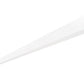 RAB BOA12S-60D10-40N-W 60W LED 12 ft Surface Mount Linear Slot Light, No Photocell, 4000K (Neutral), 4677 Lumens, 84 CRI, 120-277V, 40 Degree Reflector, Dimmable, Not DLC Listed, White Finish