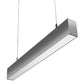RAB BOA2PS Field Adjustable Light Output (20W default) LED 2 ft Suspended Pendant Linear Light, Color Temperature Selectable, 90 CRI, 120-277V, Dimmable, Silver Finish