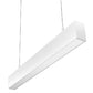 RAB BOA2PW Field Adjustable Light Output (20W default) LED 2 ft Suspended Pendant Linear Light, Color Temperature Selectable, 90 CRI, 120-277V, Dimmable, White Finish