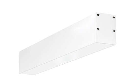 RAB BOA2S-10D10-40YN-W 10W LED 2 ft Surface Mount Linear Slot Light, No Photocell, 3500K, 731 Lumens, 84 CRI, 120-277V, 40 Degree Reflector, Dimmable, Not DLC Listed, White Finish