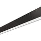 RAB BOA6S-60D10-40YN-B 60W LED 6 ft Surface Mount Linear Slot Light, No Photocell, 3500K, 4232 Lumens, 84 CRI, 120-277V, 40 Degree Reflector, Dimmable, Not DLC Listed, Black Finish