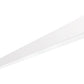 RAB BOA8P-80D10-40YN-W 80W LED 8 ft Suspended Pendant Linear Slot Light, No Photocell, 3500K, 5487 Lumens, 82 CRI, 120-277V, 40 Degree Reflector, Dimmable, Not DLC Listed, White Finish