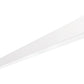 RAB BOA8S-40D10-40Y-W 40W LED 8 ft Surface Mount Linear Slot Light, No Photocell, 3000K (Warm), 2998 Lumens, 83 CRI, 120-277V, 40 Degree Reflector, Dimmable, Not DLC Listed, White Finish