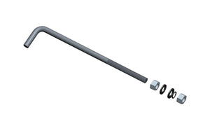 RAB BOLT4/11 anchor bolt kit for 4", 11-gauge round and square pole