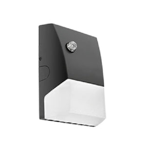 RAB BRISKM48L-730/PCU 34W Brisk Medium LED Wallpack, 4800 Lumens, 70 CRI, 3000K Color Temperature, 120-277V, Photocontrol, Bronze Finish