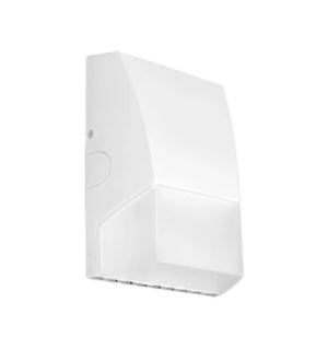 RAB BRISKM48L-740W 34W Brisk Medium LED Wallpack, 4800 Lumens, 70 CRI, 4000K Color Temperature, 120-277V, White Finish