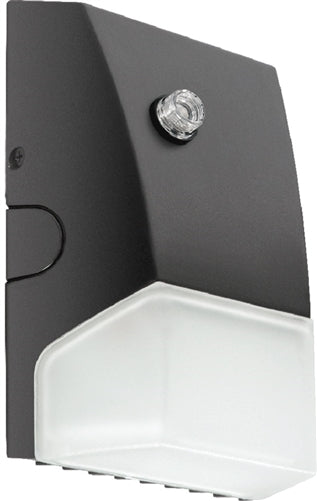 RAB BRISKS17L/PCU 13W LED Wallpack, 1700 Lumens, 70CRI, 5000K, Cool, 120-277V, Photocell, Bronze