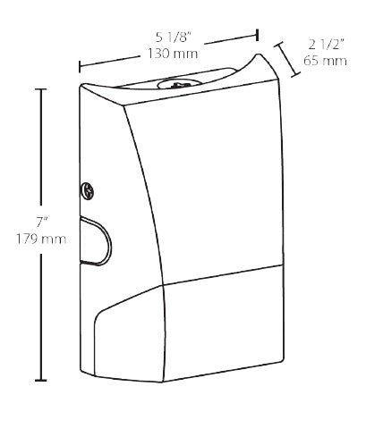 RAB BRISKS17L/PCU 13W LED Wallpack, 1700 Lumens, 70CRI, 5000K, Cool, 120-277V, Photocell, Bronze