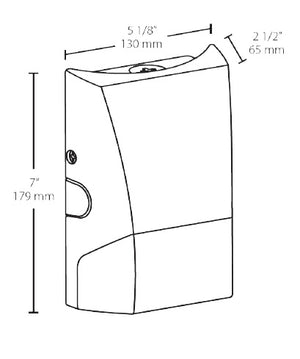 RAB BRISKS17L/PCU 13W LED Wallpack, 1700 Lumens, 70CRI, 5000K, Cool, 120-277V, Photocell, Bronze