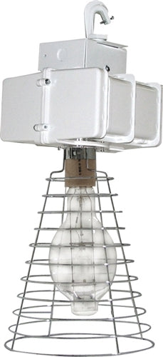 RAB BTH250GPSQ Temporary Bay 250W MH PSQT Open Rated Lamp and Closed Wire Guard