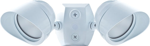 RAB BULLET2X12W 2x12W LED Adjustable Dual Heads Bullet Flood,  5000K (Cool), White Finish