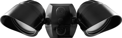 RAB BULLET2X12YB 2x12W LED Adjustable Dual Heads Bullet Flood,  3000K (Warm), Black Finish