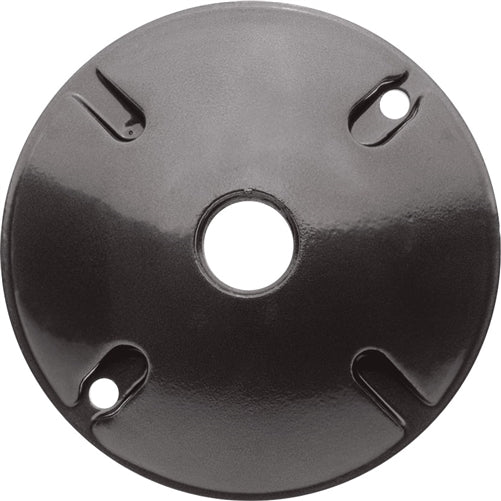 RAB C100A Weatherproof Die Cast Round Cover 1 Hole, Bronze