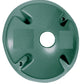RAB C100VG Weatherproof Die Cast Round Cover 1 Hole, Verde Green
