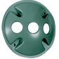 RAB C103VG Weatherproof Die Cast Round Cover 3 Holes, Verde Green