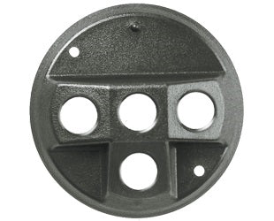 RAB C4TB Round Tuffy Cover, 4 Hole, Black