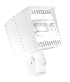 RAB CANVAS78TYW/PC 78W Trunnion Mount LED Canvas Floodlight, 120V Button Photocell, 3000K (Warm), 6533 Lumens, 82 CRI, 6H x 4V Reflector, Standard Operation, White Finish