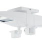 RAB CLED2X10MS2W 20W Ceiling LED LSMART with Mini Sensor, 5000K Color Temperature (Cool), Standard Operation, White Finish