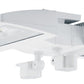 RAB CLED2X20NMS2W 40W Ceiling LED LSMART with Mini Sensor, 4000K Color Temperature (Neutral), Standard Operation, White Finish