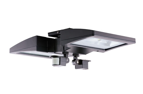RAB CLED2X26YMS2-BL 52W Ceiling LED LSMART with Mini Sensor, 3000K Color Temperature (Warm), Bi-Level Operation, Bronze Finish