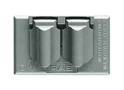 RAB CO1 Outlet Cover, Silver Gray