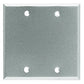 RAB CR2 Blank Rectangular Cover, Silver Gray