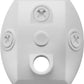 RAB CU4W Universal Cover, 4 Hole, White
