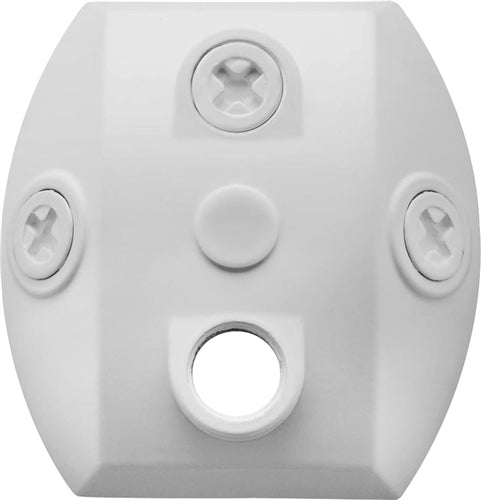 RAB CU4W Universal Cover, 4 Hole, White