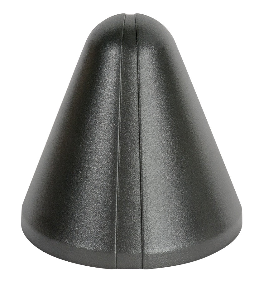 RAB DECK6LVYYB 6W LED Fern Deck Light, 2700K (Residential Warm), 333 Lumens, 80 CRI, Black  Finish