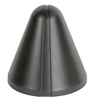 RAB DECK6LVYYB 6W LED Fern Deck Light, 2700K (Residential Warm), 333 Lumens, 80 CRI, Black  Finish