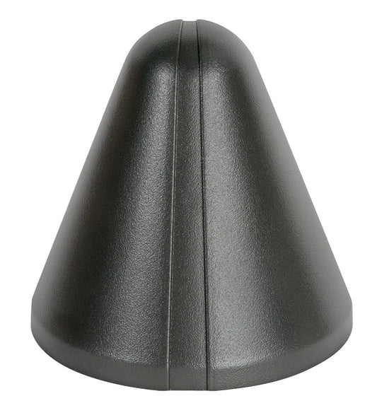 RAB DECK6LVYYB 6W LED Fern Deck Light, 2700K (Residential Warm), 333 Lumens, 80 CRI, Black  Finish