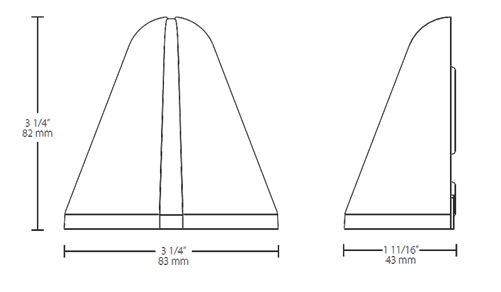 RAB DECK6LVYYVG 6W LED Fern Deck Light, 2700K (Residential Warm), 333 Lumens, 80 CRI, Verde Green  Finish