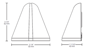 RAB DECK6LVYYVG 6W LED Fern Deck Light, 2700K (Residential Warm), 333 Lumens, 80 CRI, Verde Green  Finish