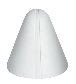 RAB DECK6LVYYW 6W LED Fern Deck Light, 2700K (Residential Warm), 333 Lumens, 80 CRI, White  Finish