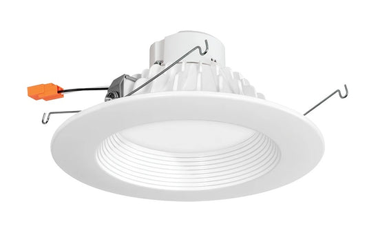 RAB DLED4R11YN 11W 4" LED Round Retrofit Downlight, Fixed Head, 3500K Color Temperature
