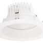 RAB DLED4R8YN 8W 4 inch LED Retrofit Downlight, 3500K, 535 Lumens, 85 CRI, Without Baffle, White Finish