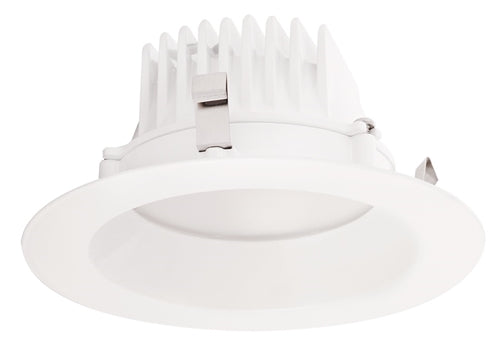 RAB DLED4R8YN 8W 4 inch LED Retrofit Downlight, 3500K, 535 Lumens, 85 CRI, Without Baffle, White Finish