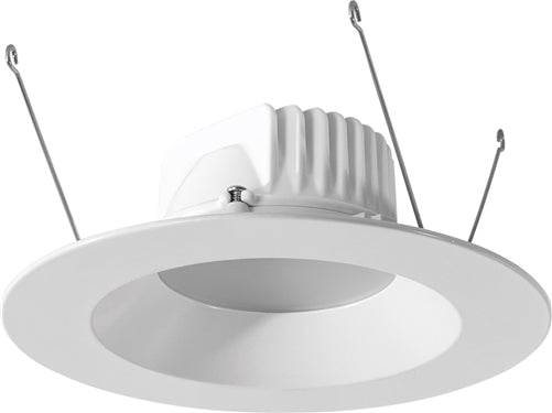 RAB DLED5R8YN 8W 5 inch LED Retrofit Downlight, 3500K, 556 Lumens, 86 CRI, Without Baffle, White Finish