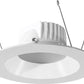 RAB DLED5R8YY/BAF 8W 5 inch LED Retrofit Downlight, 2700K, 523 Lumens, 84 CRI, With Baffle, White Finish