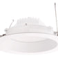 RAB DLED6R12YY 12W 6 inch LED Retrofit Downlight, 2700K, 675 Lumens, 84 CRI, Without Baffle, White Finish